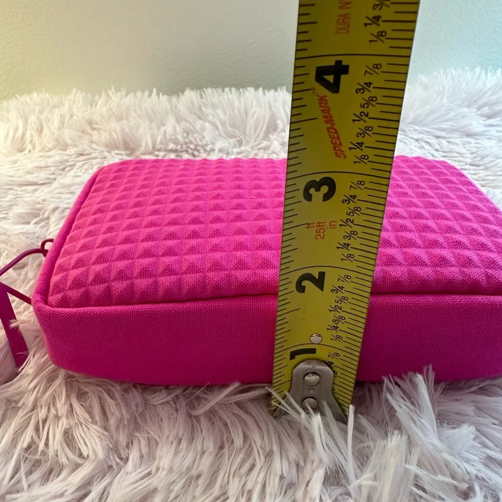 Valentino beauty bag with V logo zipper charm